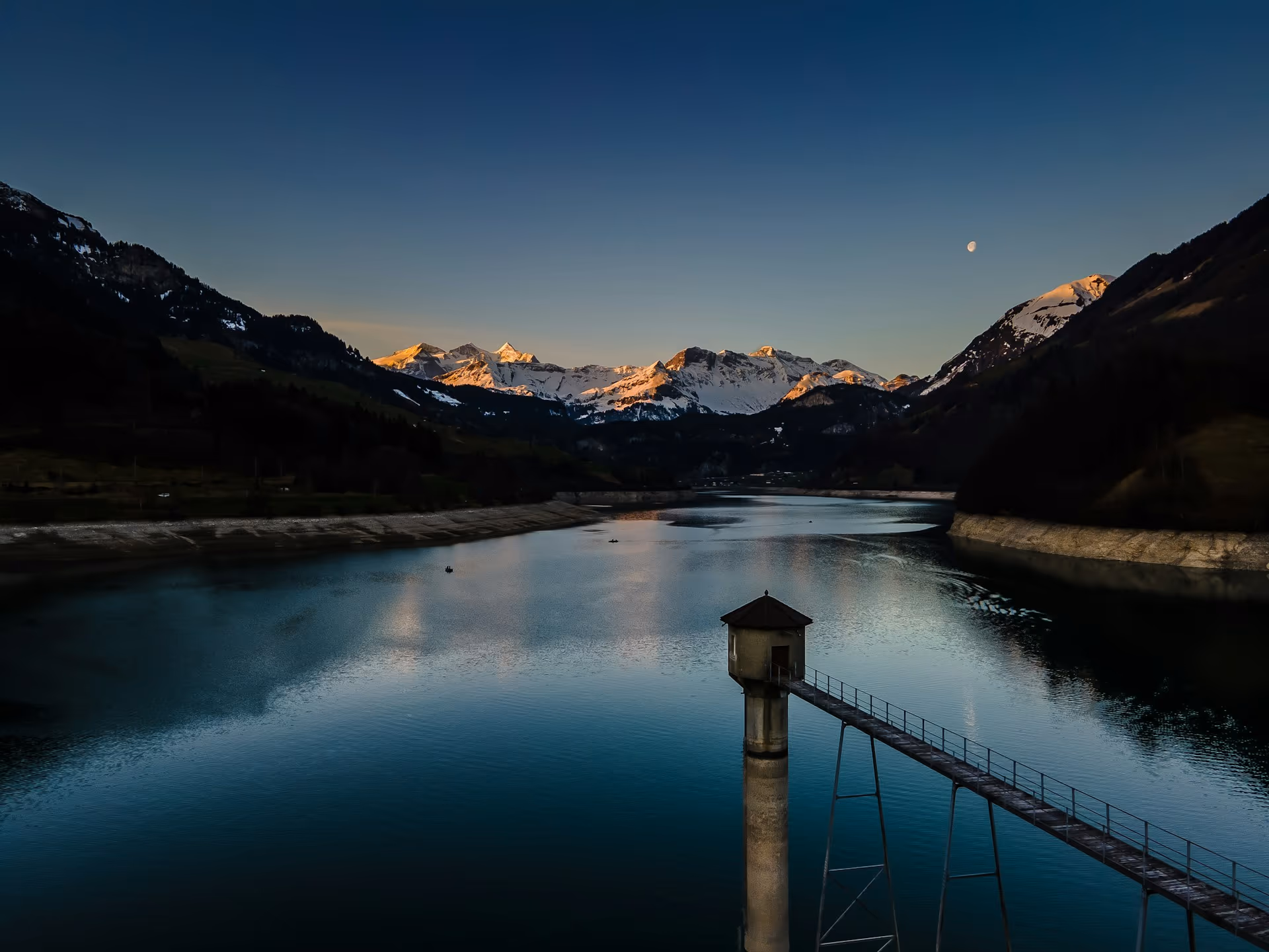Lac suisse - vue panoramique