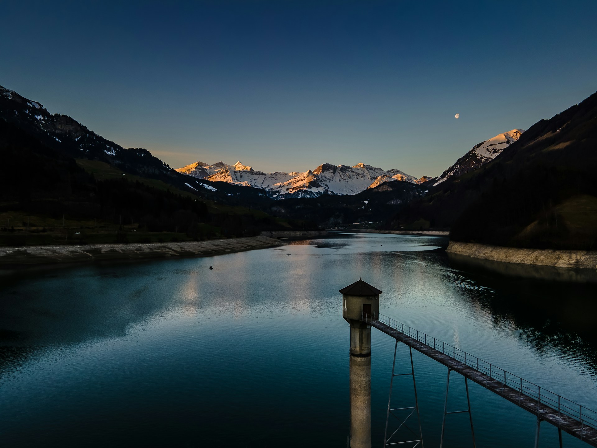 Lac suisse - vue panoramique